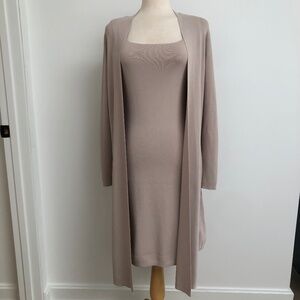 2-piece dress & cardigan set